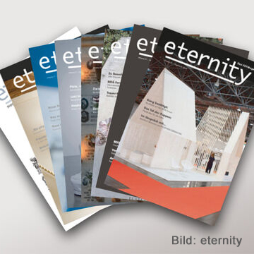 Mehrere Ausgaben der Zeitschrift Eternity