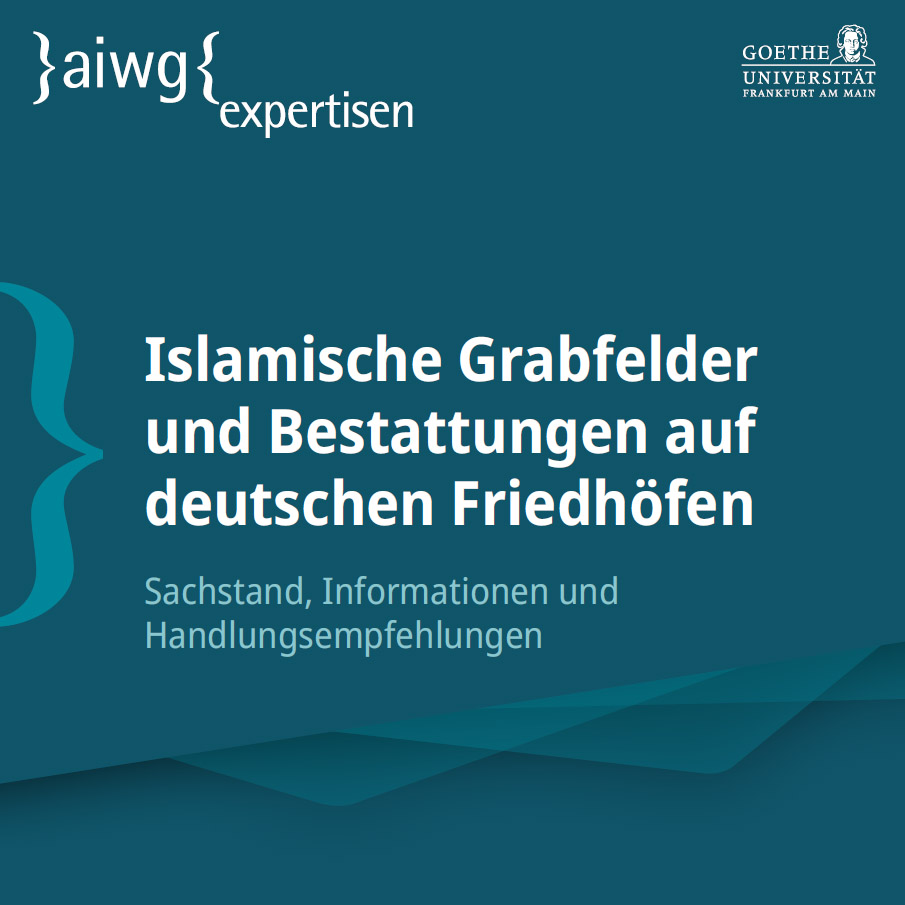 Cover einer Studie zu islamischen Grabfeldern und Bestattungen